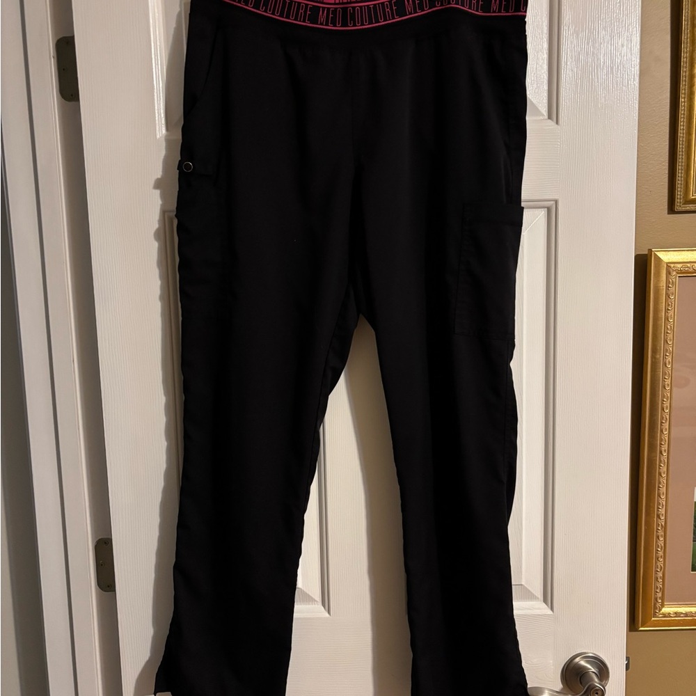 Med Couture Black scrub Pants